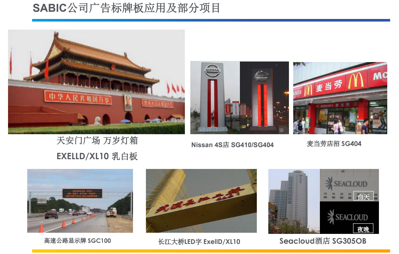 Billboard materials