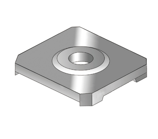 Channel gusset plate
