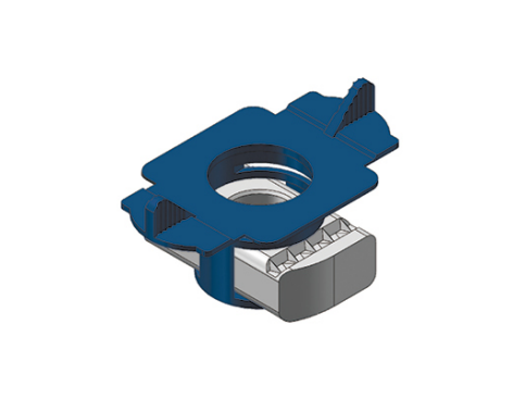 Channel steel latch